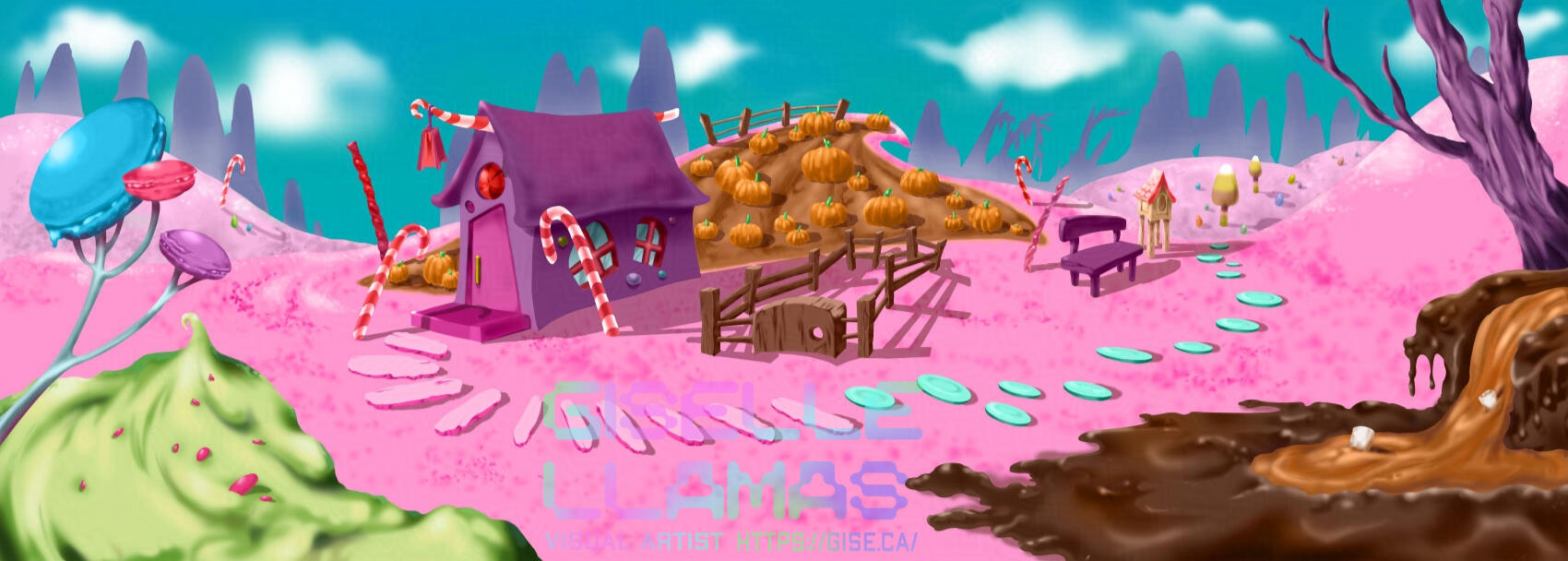 Fondo "Reino de los Dulces"